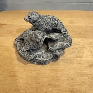 Seal Sculpture Made From Mt St Helen's Ash